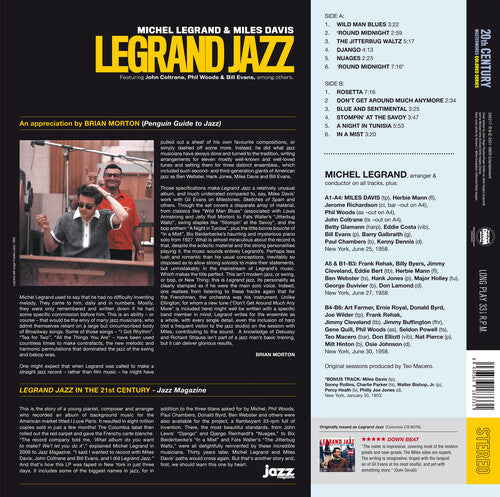 Michel Legrand - Legrand Jazz [180-Gram Colored Vinyl With Bonus Tracks]