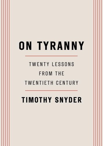 Snyder,timothy - On Tyranny - Books