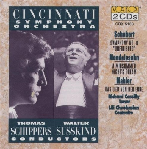 Schubert / Schubert / Mendelssohn / Mahler / Cin S - Schubert Mendelssohn Mahler - Music CD