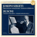 Busoni / Szigeti - Violin Sonata Violin - Music CD