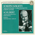 Schubert / Szigeti - Violin Sonata No 1 - Music CD