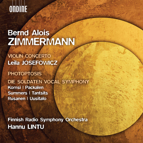 Zimmermann / Josefowicz - Violin Concerto / Photoptosis - Music CD