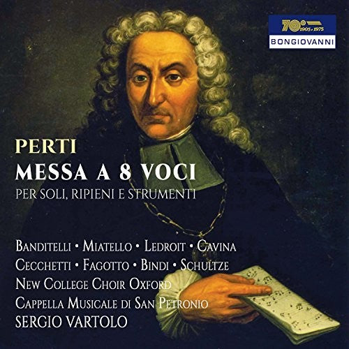 Perti / Vartolo - Messa A 8 Voci - Music CD