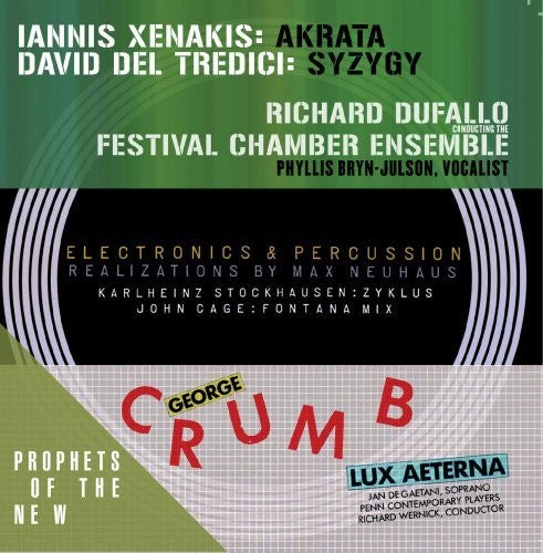 Crumb / Stockhausen - Music Of Xenakis - Music CD
