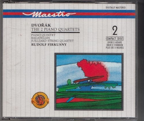 Dvorak / Juilliard String Quartet / Firkusny - 2 Piano Quartets - Music CD