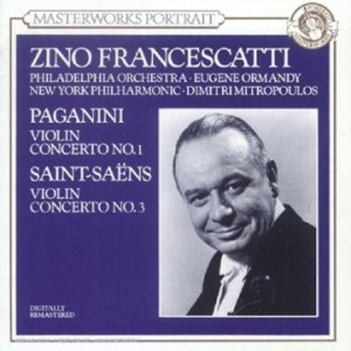Saint-saens / Paganini / Francescatti - Violin Cto No 1 - Music CD