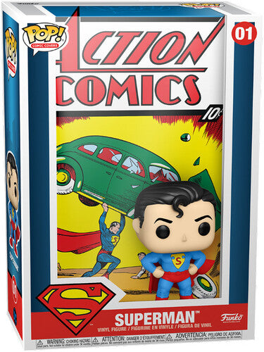 Funko Pop! Vinyl Comic Cover: - Dc- Superman Action Comic - Collectibles