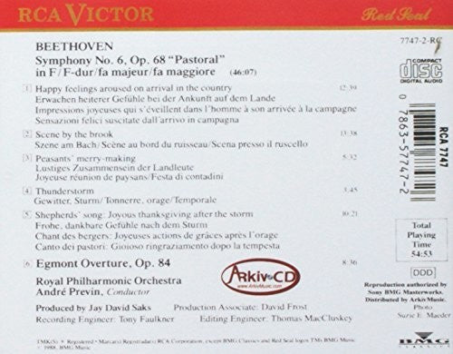 Rpo / Previn,andre - Sym No 6 - Music CD