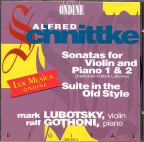 Schnittke / Gothoni / Lubotsky - Violin Sonatas - Music CD