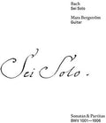 Mats Bergstrom - Sei Solo - Music CD