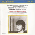 Rossini / Stoltzman / Schneider - Clarinet Cto No 1 - Music CD