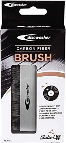 Discwasher Rdcfbz Carbon Fiber Record Brush Silver - Discwasher Rdcfbz Carbon Fiber Record Brush Silver - Vinyl Accessories