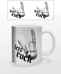 Let's Rock 11 Oz Ceramic Mug - Let's Rock 11 Oz Ceramic Mug - Novelties