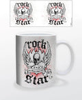 Rock Star 11 Oz Ceramic Mug - Rock Star 11 Oz Ceramic Mug - Novelties