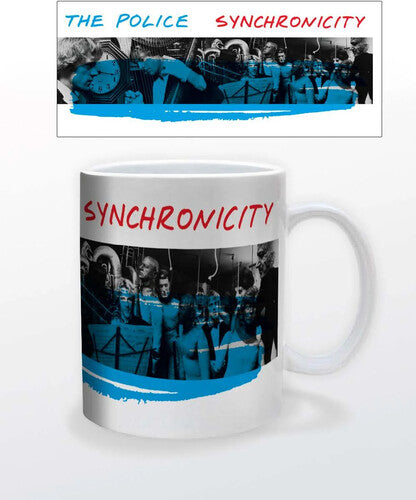 Police - Synchronicity - Blue 11 Oz Ceramic Mug - Police - Synchronicity - Blue 11 Oz Ceramic Mug - Novelties