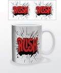 Rush Logo 11 Oz Ceramic Mug - Rush Logo 11 Oz Ceramic Mug - Novelties