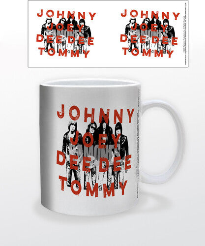 Ramones - Band With Names 11 Oz Ceramic Mug - Ramones - Band With Names 11 Oz Ceramic Mug - Novelties