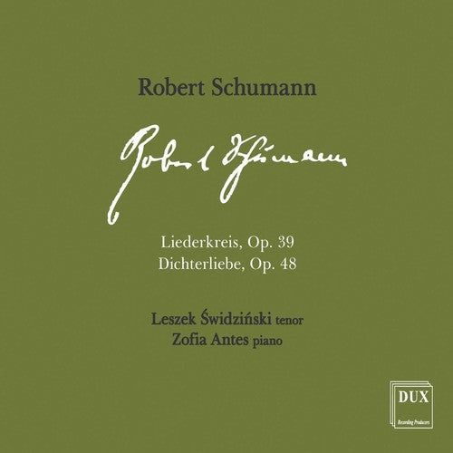 Schumann / Swidzinski / Antes - Liederkreis / Dichterliebe - Music CD
