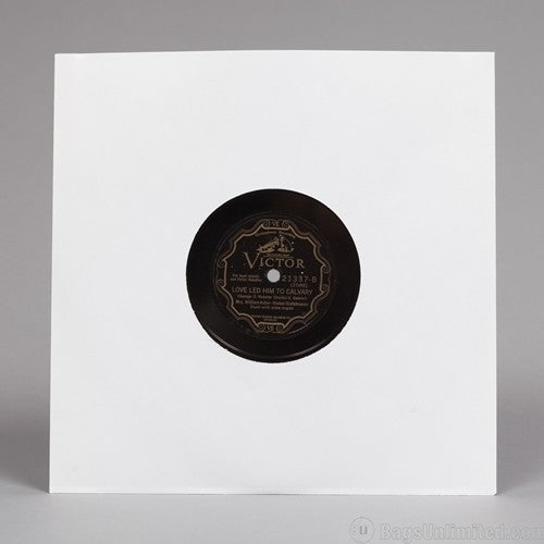 Bu S10w 78 Rpm Paper Record Sleeves 50 Cnt White - Bu S10w 78 Rpm Paper Record Sleeves 50 Cnt White - Bags/Sleeves