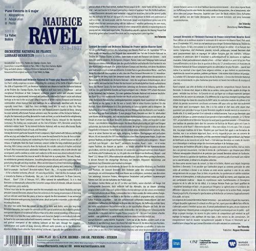 Ravel / Bernstein,leonard - Ravel: Piano Concerto In G / La Valse Bolero - Vinyl Record