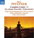 Pfitzner / Baumgartner / Simon - Complete Lieder 3 - Music CD