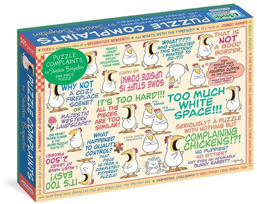 Boynton,sandra - Sandra Boynton Puzzle Complaints 500 Piece Puzzle - Games