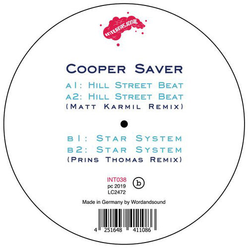 Cooper Saver - Hill Street Beat / Star System - Vinyl Record