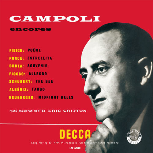 Campoli,alfredo - Encores Vol. 1 & 2 - Vinyl Record