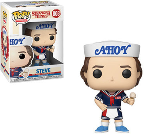 Funko Pop! Television: - Stranger Things - Steve W/ Hat & Ice Cream - Collectibles