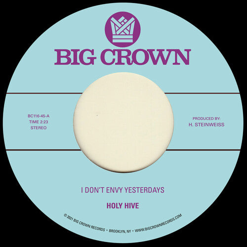 Holy Hive - I Don't Envy Yesterdays / Color It Easy - Vinyl Record