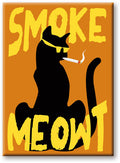 Weed Smoke Meowt 2.5 X 3.5 Flat Magnet - Weed Smoke Meowt 2.5 X 3.5 Flat Magnet - Collectibles