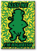 Weed Highrish 2.5 X 3.5 Flat Magnet - Weed Highrish 2.5 X 3.5 Flat Magnet - Collectibles