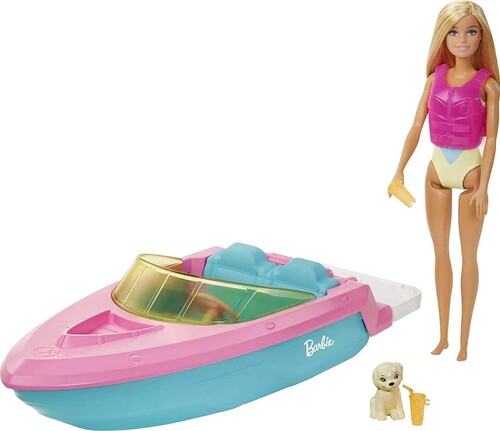 Barbie - Barbie Doll And Boat Playset - Collectibles