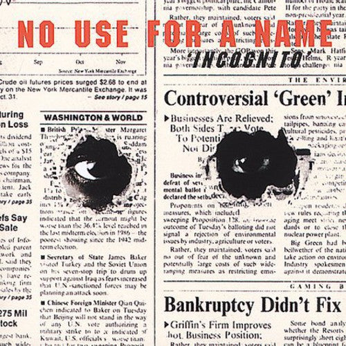 No Use For A Name - Incognito - Music CD