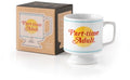 Brass Monkey / Galison - Part Time Adult Ceramic Pedestal Mug - Special Products