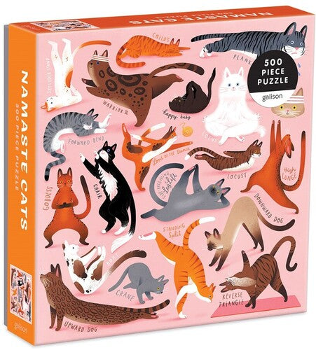 Hoffmann,susann - Namaste Cats 500 Piece Puzzle - Games
