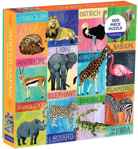 Swift,jessica - Painted Safari 500 Piece Family Puzzle - Games