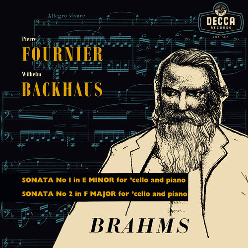 Fournier,pierre / Backaus,wilhelm - Brahms Sonatas For Cello & Piano - Vinyl Record