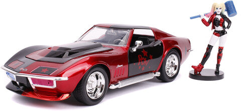 1:24 1969 Corvette Stingray W/harley Quinn Figure - 1:24 1969 Corvette Stingray W/harley Quinn Figure - Collectibles