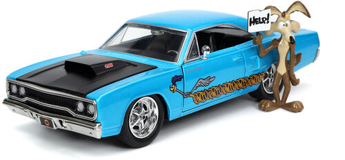1:24 1970 Plymouth Roadrunner W/ Wile E Coyote Fig - 1:24 1970 Plymouth Roadrunner W/ Wile E Coyote Fig - Collectibles