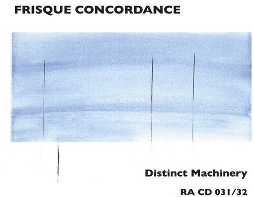 Frisque Concordance - Distinct Machinery - Music CD