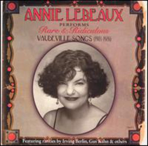 Lebeaux,annie - Rare & Ridiculous Vaudevil - Music CD