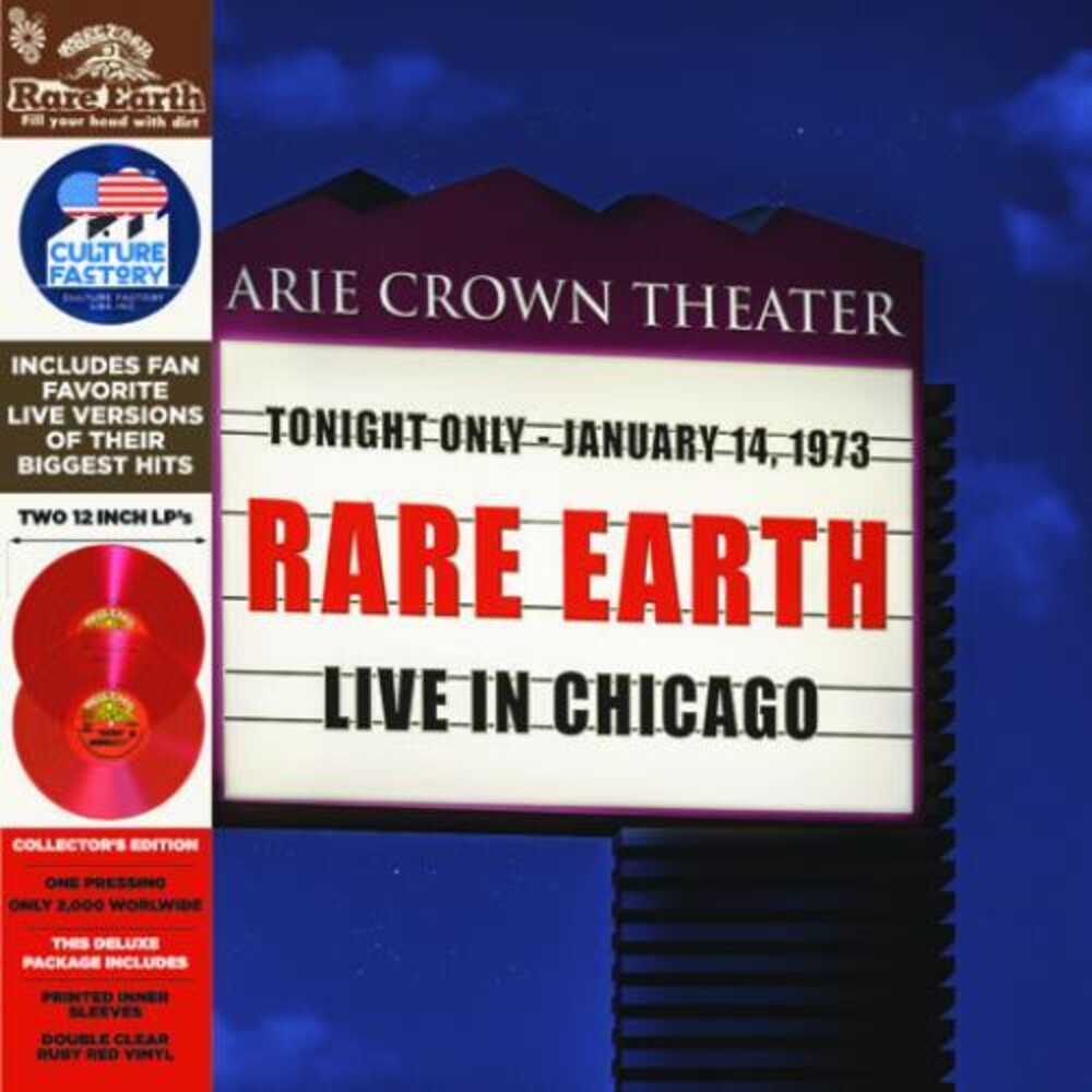 Live in Chicago (Red Translucent Vinyl) [LP] Vinyl Record