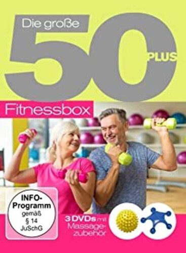Fitness Gymnastik Wellness - Die Grobe 50 Fitnessbox Mit Massagezubehor - DVD