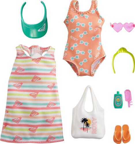 Barbie - Fashion Inspired By Roxy Pack Striped Dress - Collectibles