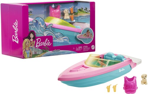 Barbie - Barbie Boat With Puppy - Collectibles