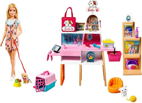 Barbie - Barbie And Pet Boutique Playset - Collectibles