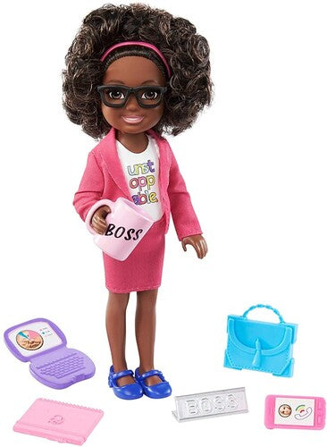 Barbie - Barbie Chelsea Can Be Boss Doll And Playset - Collectibles