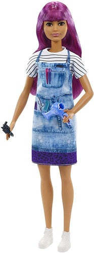 Barbie - Barbie Salon Stylist Purple Hair - Collectibles