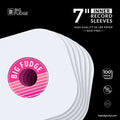 Big Fudge Bfis7x100us 7in Rnd Crn Inslv 100p Wht - Big Fudge Bfis7x100us 7in Rnd Crn Inslv 100p Wht - Bags/Sleeves